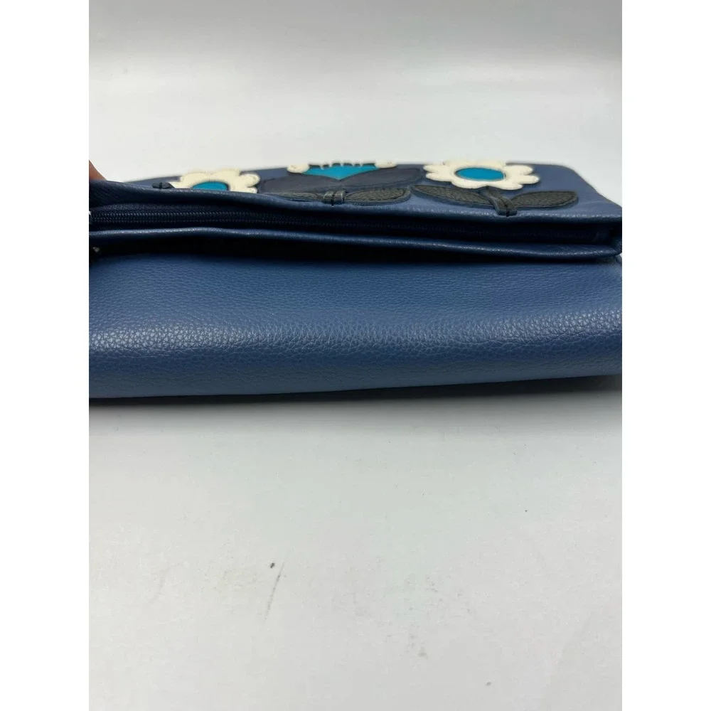Brighton Flap Organizer Crossbody Bag Blueprint  NWT - Picture 3 of 7